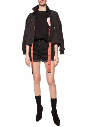 Leopard print denim shorts, zdjęcie 2 Leopard print denim shorts od McQ Alexander McQueen
